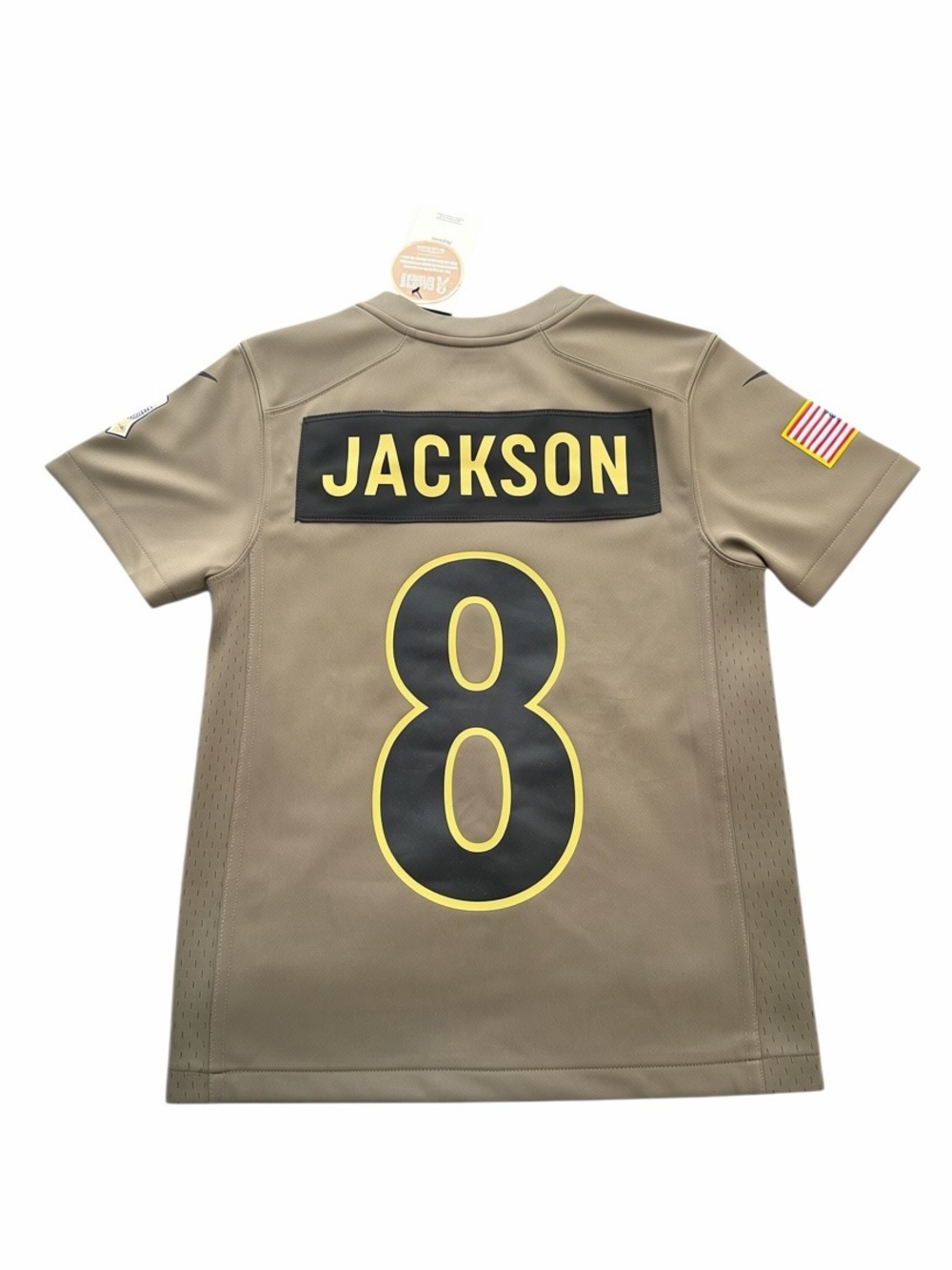 Nike Salute to Service Lamar Jackson Baltimore Ravens NFL Jersey Youth S size 8